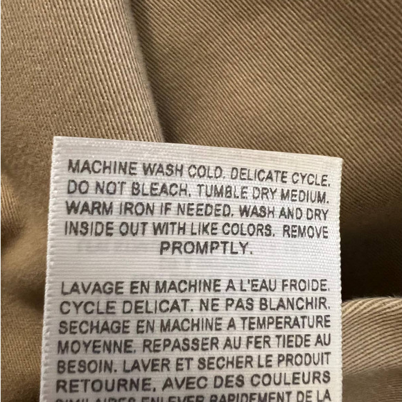 Dockers Men's Pants Size 38 x 30 in Light Brown Cuffed Relaxed Fit - Picture 5 of 5